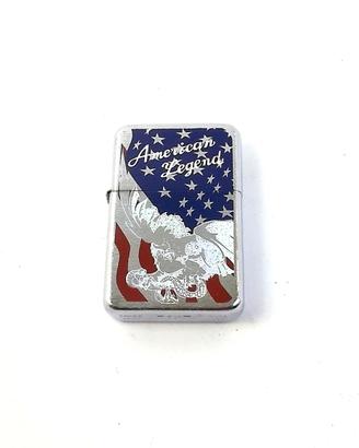 ACCENDINO a BENZINA tipo zippo AMERICANO AQUILA