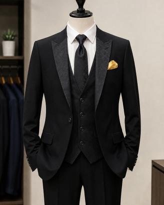 Abito Sposo/cerimonia Thomas Pina nero elegante –