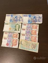 Monete banconote lire