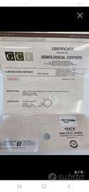 gioielli ANELLO  CON DIAMANTE NATURALE 1,03 C