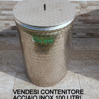 contenitori acciaio inox per olio