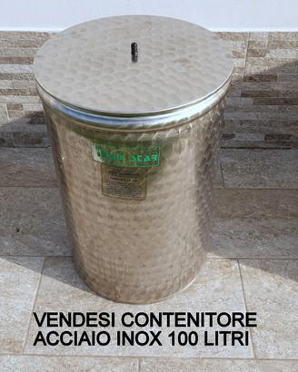contenitori acciaio inox per olio