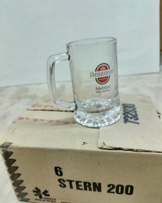 Set 6 Boccali Birra Henniger Meister