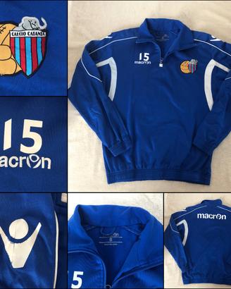 FELPA ALLENAMENTO CALCIO CATANIA MACRON TG S N.15