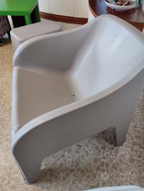 set 2 poltroncine 1 tavolino