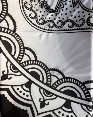 Telo mandala nero e bianco – nuovo