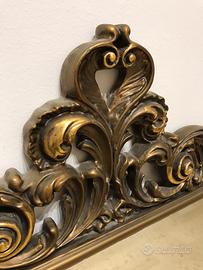 Specchio antico dorato