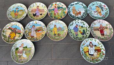 Collezione 12 piatti Unicef bambini del mondo