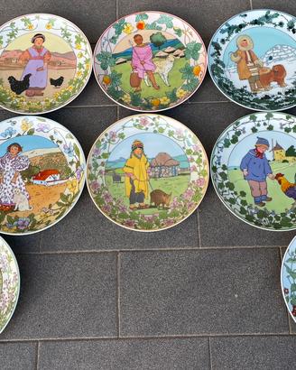 Collezione 12 piatti Unicef bambini del mondo