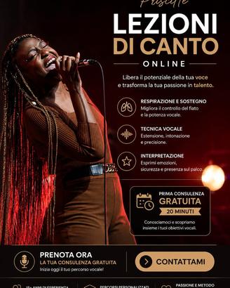 Lezioni di canto | Oltre 15 anni di esperienza