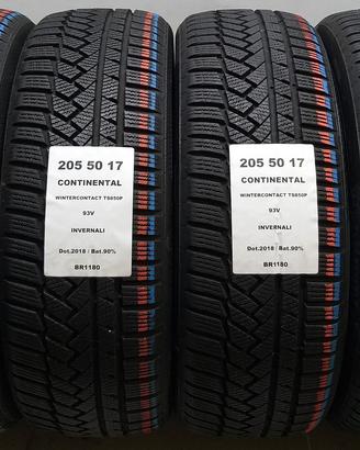 4 GOMME 205 50 17 CONTINENTAL BR1180