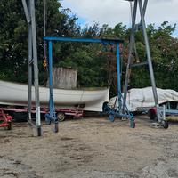 Gru a portale con 2 paranchi