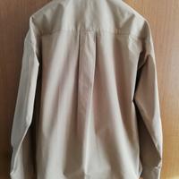 Camicia lunga color cammello