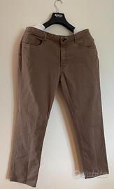 Jeans Boggi Milano in Cotone Marrone Chiaro