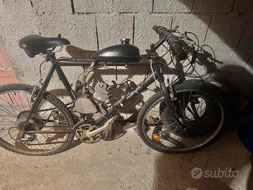 Bicicletta con motore 80cc