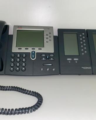 2 Cisco funzionanti IP Operator 7962 con moduli