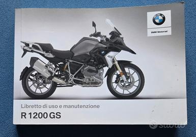 Manuale d'uso manutenzione bmw gs 1200