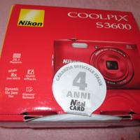 NIKON COOLPIX S3600 - NUOVA