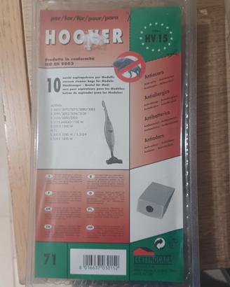 10 sacchetti aspirapolvere Hoover