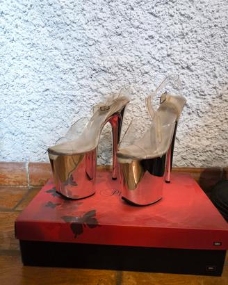 sandalo pleaser flamingo