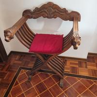 Sedie Stile Rinascimentale Savonarola