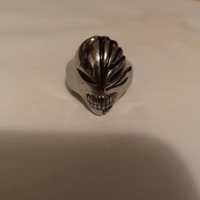 Anello inox con incisione maschera