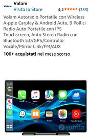 Monitor schermo auto