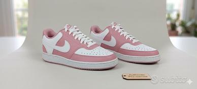 Scarpe Nike Court Vision Low Donna – Rosa/Bianco 