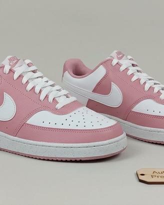Scarpe Nike Court Vision Low Donna – Rosa/Bianco 