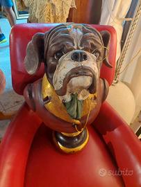 Statua  Busto Cane in resina