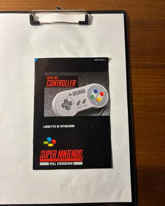 Manuale Istruzioni Controller Super Nintendo SNES
