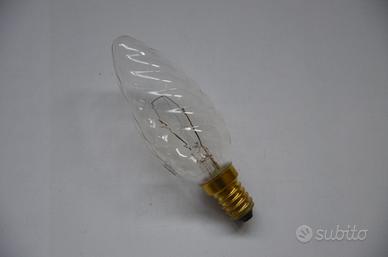 Lampadine tortiglione chiare 60W E14