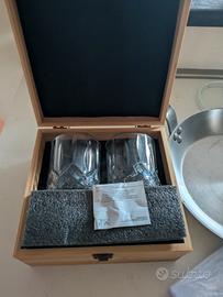 Set elegante 2 bicchieri whisky