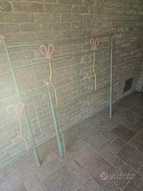 letto in ferro battuto  artigianale 