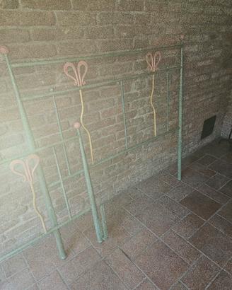 letto in ferro battuto  artigianale 