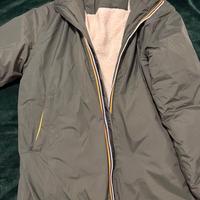 PARKA K-WAY VERDE LE VRAI 4.0 ORSETTO TAGLIA L