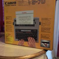 macchina da scrivere canon vintage portatile 
