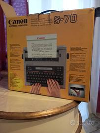 macchina da scrivere canon vintage portatile 