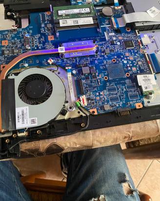 Scheda madre  notebook hp 17 pollici