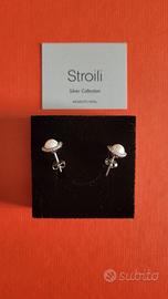 Orecchini Lobo Stroili con perle, cubic Zirconia a