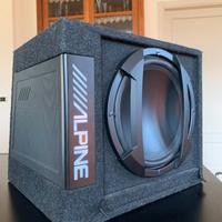 Alpine SWD-355 Subwoofer Amplificato Bass Reflex