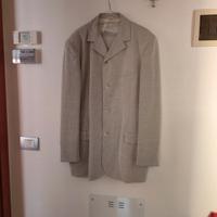 completo uomo in lino e viscosa taglia 52 