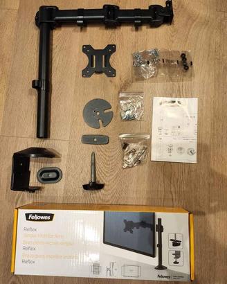 Braccio monitor regolabile