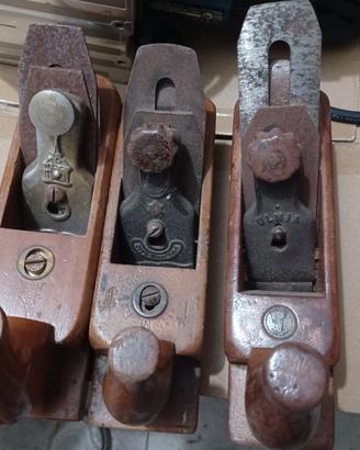 Lotto 3 pialle da legno