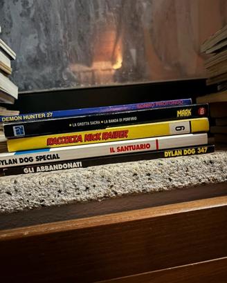 lotto 5 libri misti Dylan dog, Nick raider..