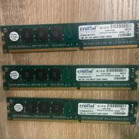 3 Memorie RAM DDR 400 Crucial 1Gb PC3200