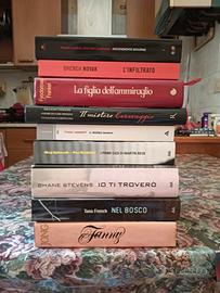 Lotto 9 libri Thriller,Gialli e Narrativa 