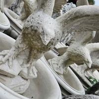Statua Aquila in cemento e polvere di marmo