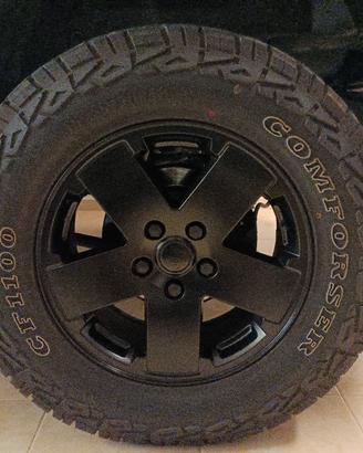 cerchi e gomme jeep wrangler jk jku