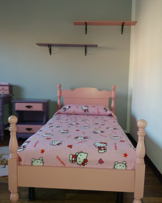 Cameretta bambina dipinta a mano